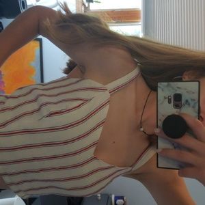 NEW striped crop top!!